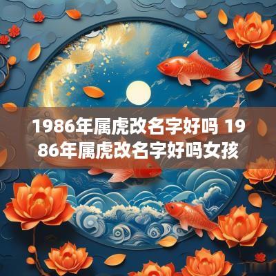 1986年属虎改名字好吗 1986年属虎改名字好吗女孩