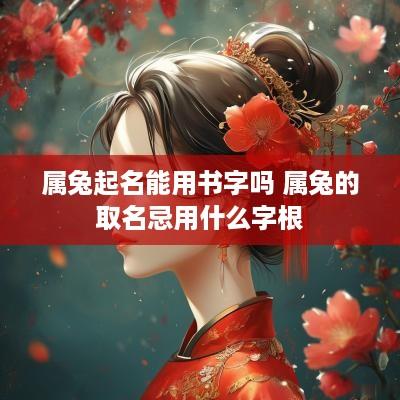 属兔起名能用书字吗 属兔的取名忌用什么字根