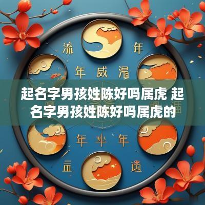 起名字男孩姓陈好吗属虎 起名字男孩姓陈好吗属虎的