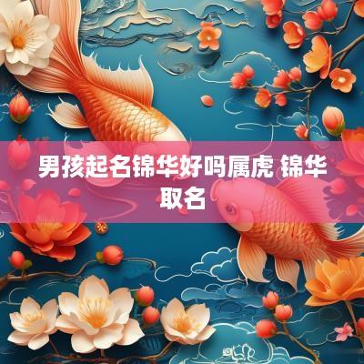 男孩起名锦华好吗属虎 锦华取名