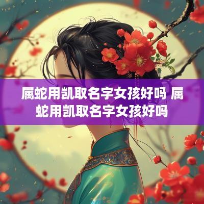 属蛇用凯取名字女孩好吗 属蛇用凯取名字女孩好吗