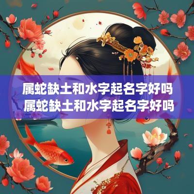 属蛇缺土和水字起名字好吗 属蛇缺土和水字起名字好吗男孩