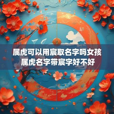 属虎可以用宸取名字吗女孩 属虎名字带宸字好不好