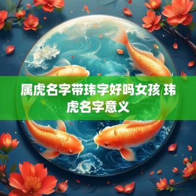属虎名字带玮字好吗女孩 玮虎名字意义