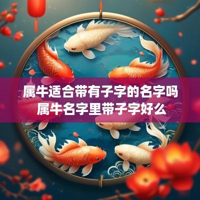 属牛适合带有子字的名字吗 属牛名字里带子字好么