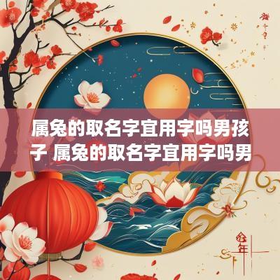 属兔的取名字宜用字吗男孩子 属兔的取名字宜用字吗男孩子怎么取