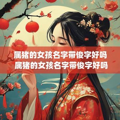 属猪的女孩名字带俊字好吗 属猪的女孩名字带俊字好吗