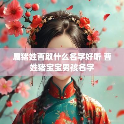属猪姓曹取什么名字好听 曹姓猪宝宝男孩名字
