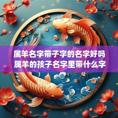 属羊名字带子字的名字好吗 属羊的孩子名字里带什么字好