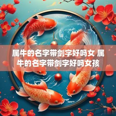 属牛的名字带剑字好吗女 属牛的名字带剑字好吗女孩