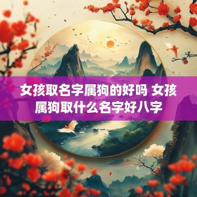 女孩取名字属狗的好吗 女孩属狗取什么名字好八字