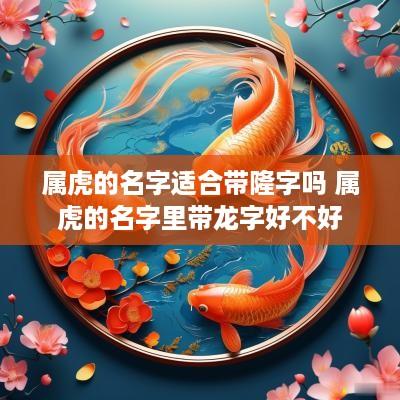 属虎的名字适合带隆字吗 属虎的名字里带龙字好不好 属虎的名字适合带隆字吗 属虎的名字里带龙字好不好