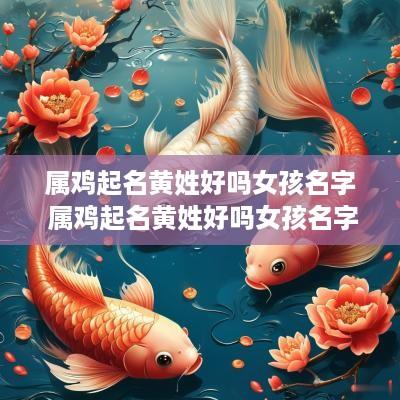 属鸡起名黄姓好吗女孩名字 属鸡起名黄姓好吗女孩名字叫什么