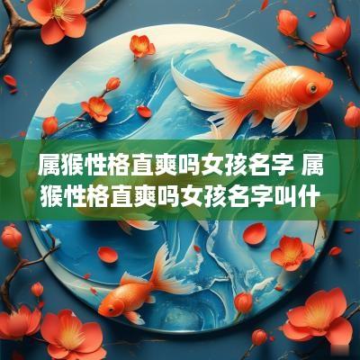属猴性格直爽吗女孩名字 属猴性格直爽吗女孩名字叫什么