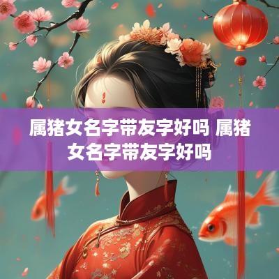 属猪女名字带友字好吗 属猪女名字带友字好吗