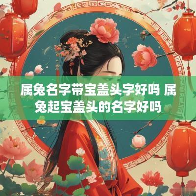 属兔名字带宝盖头字好吗 属兔起宝盖头的名字好吗