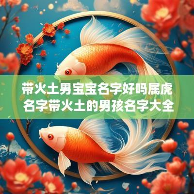 带火土男宝宝名字好吗属虎 名字带火土的男孩名字大全