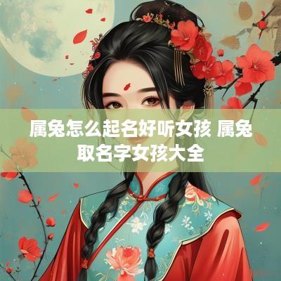 属兔怎么起名好听女孩 属兔取名字女孩大全