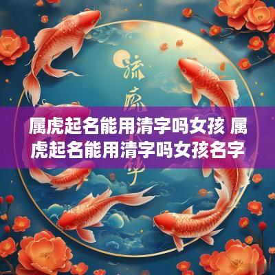 属虎起名能用清字吗女孩 属虎起名能用清字吗女孩名字