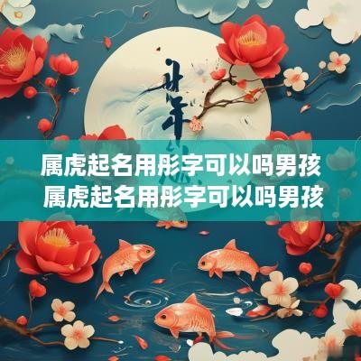 属虎起名用彤字可以吗男孩 属虎起名用彤字可以吗男孩子