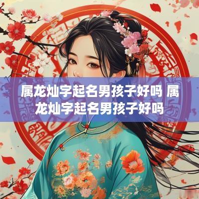 属龙灿字起名男孩子好吗 属龙灿字起名男孩子好吗