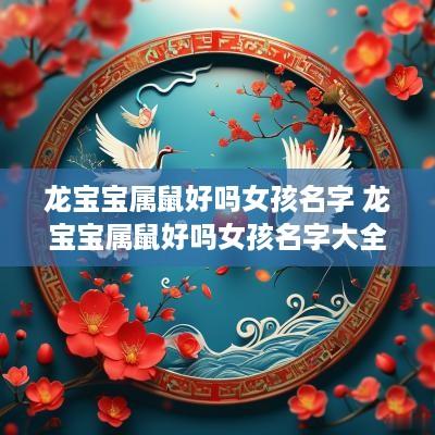 龙宝宝属鼠好吗女孩名字 龙宝宝属鼠好吗女孩名字大全