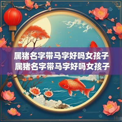 属猪名字带马字好吗女孩子 属猪名字带马字好吗女孩子取名