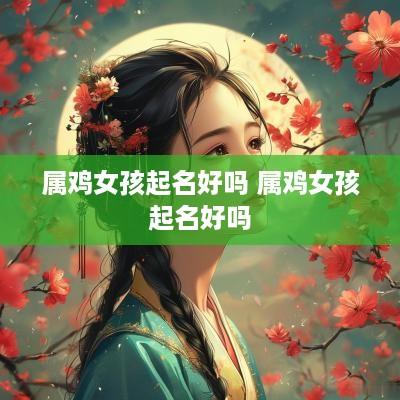 属鸡女孩起名好吗 属鸡女孩起名好吗