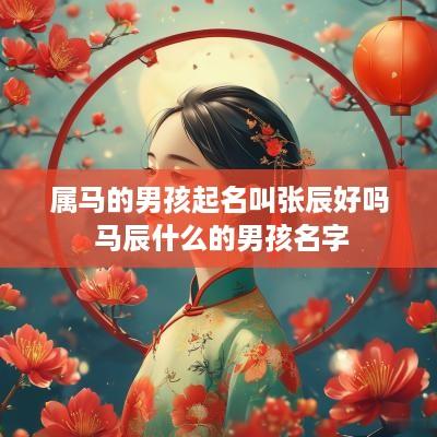 属马的男孩起名叫张辰好吗 马辰什么的男孩名字