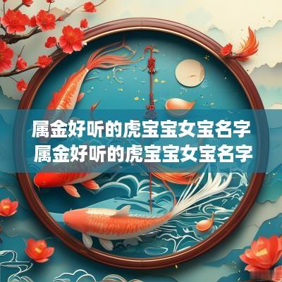 属金好听的虎宝宝女宝名字 属金好听的虎宝宝女宝名字大全