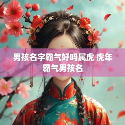 男孩名字霸气好吗属虎 蛇年霸气男孩名