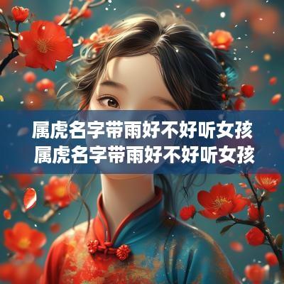 属虎名字带雨好不好听女孩 属虎名字带雨好不好听女孩子