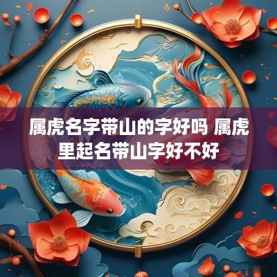 属虎名字带山的字好吗 属虎里起名带山字好不好