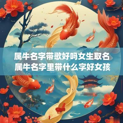 属牛名字带歌好吗女生取名 属牛名字里带什么字好女孩