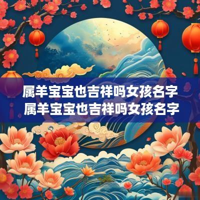 属羊宝宝也吉祥吗女孩名字 属羊宝宝也吉祥吗女孩名字叫什么