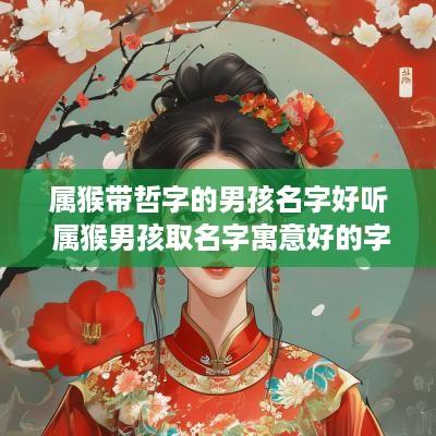 属猴带哲字的男孩名字好听 属猴男孩取名字寓意好的字