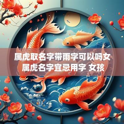 属虎取名字带雨字可以吗女 属虎名字宜忌用字 女孩