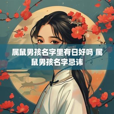 属鼠男孩名字里有日好吗 属鼠男孩名字忌讳
