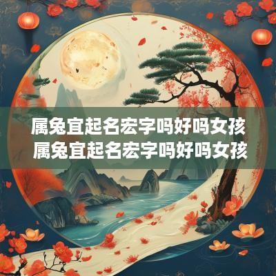 属兔宜起名宏字吗好吗女孩 属兔宜起名宏字吗好吗女孩子
