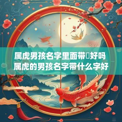 属虎男孩名字里面带峖好吗 属虎的男孩名字带什么字好