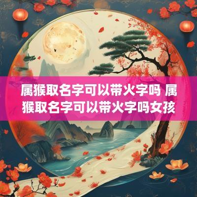 属猴取名字可以带火字吗 属猴取名字可以带火字吗女孩