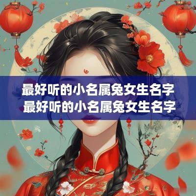 最好听的小名属兔女生名字 最好听的小名属兔女生名字大全