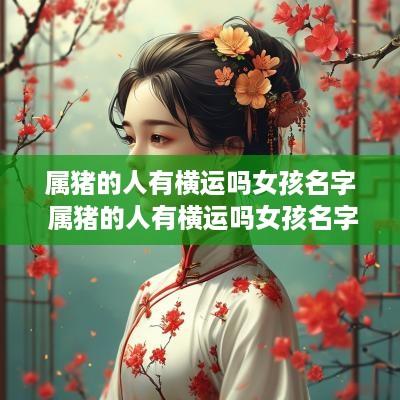 属猪的人有横运吗女孩名字 属猪的人有横运吗女孩名字怎么取