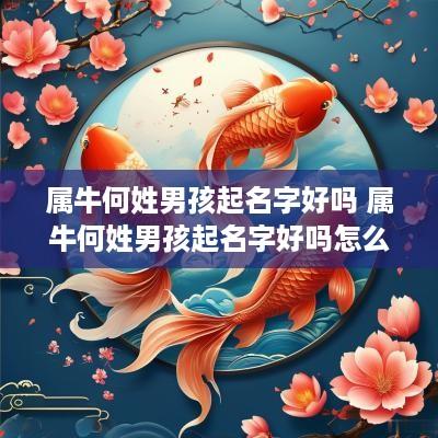 属牛何姓男孩起名字好吗 属牛何姓男孩起名字好吗怎么取