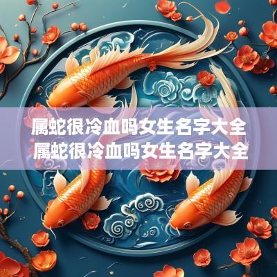 属蛇很冷血吗女生名字大全 属蛇很冷血吗女生名字大全两个字
