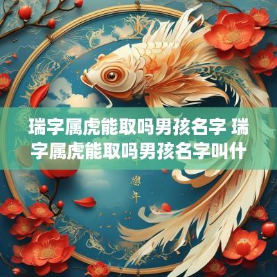 瑞字属虎能取吗男孩名字 瑞字属虎能取吗男孩名字叫什么