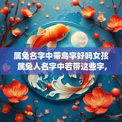 属兔名字中带鸟字好吗女孩 属兔人名字中若带这些字,一生大富大贵