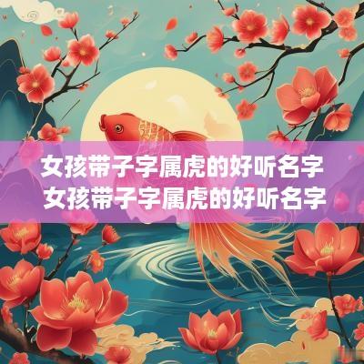 女孩带子字属虎的好听名字 女孩带子字属虎的好听名字有哪些