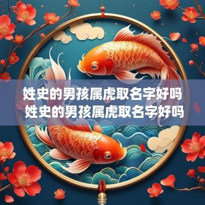 姓史的男孩属虎取名字好吗 姓史的男孩属虎取名字好吗