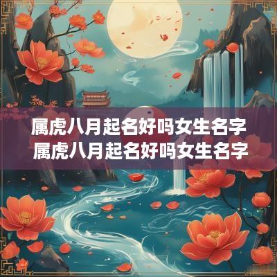 属虎八月起名好吗女生名字 属虎八月起名好吗女生名字大全